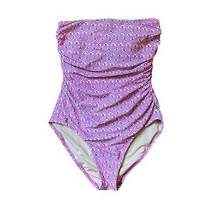 J. Crew Pink Floral Swimsuit